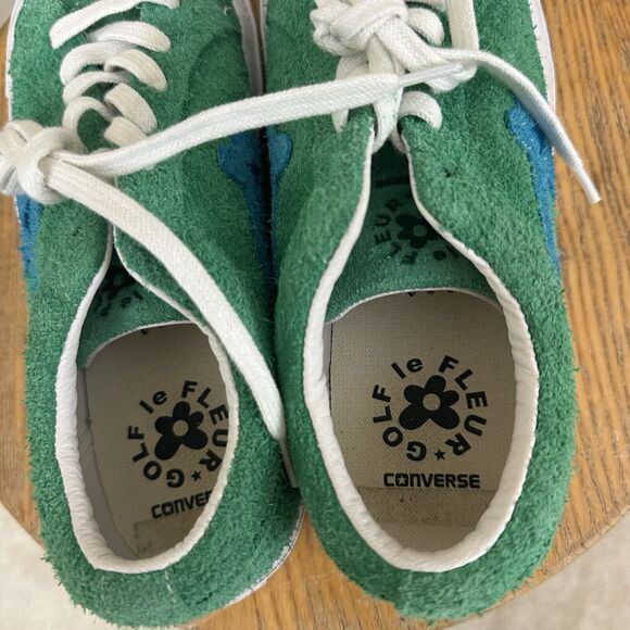 Converse‎ Golf Le Fleur x One Star Ox Jolly Green M 5 W 7 - Picture 5 of 9